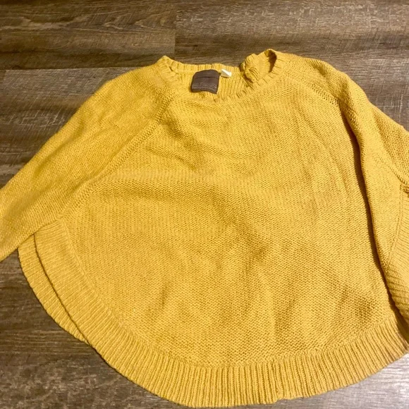Anthropology Guinevere Mustard Colored sweater - Picture 5 of 10